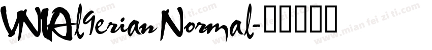 VNIAl9erian Normal字体转换